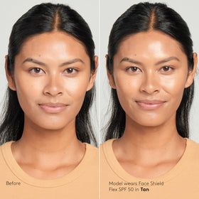 Colorescience product applied on hand and blended to tan for instant even tone