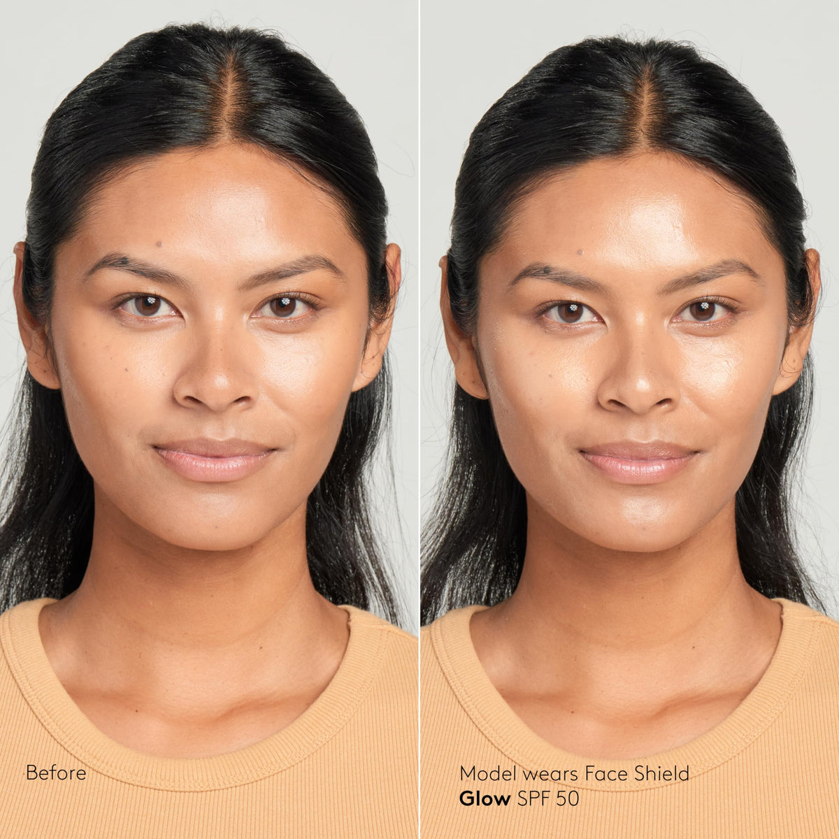 Colorescience Face Shield Glow creamy luminous texture showing blendability benefit