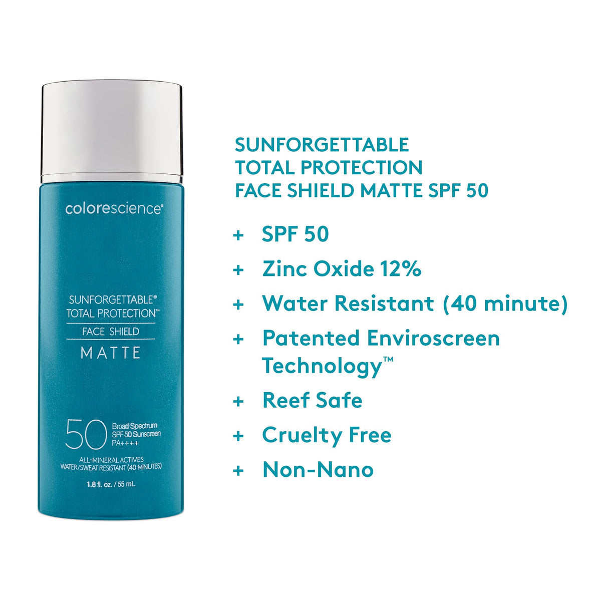 Colorescience close-up texture demonstrating lightweight, oil-absorbing finish