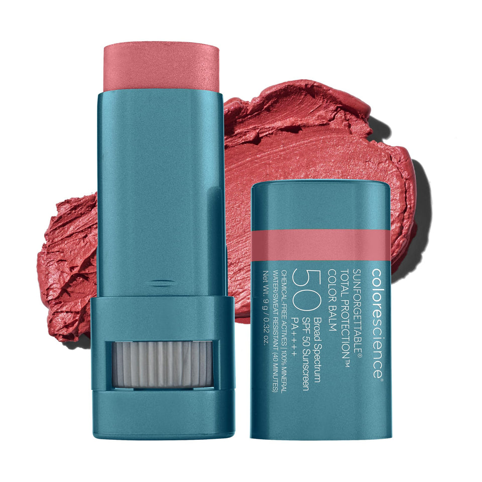 Colorescience Pink Sky front packaging shows compact SPF tint and convenience