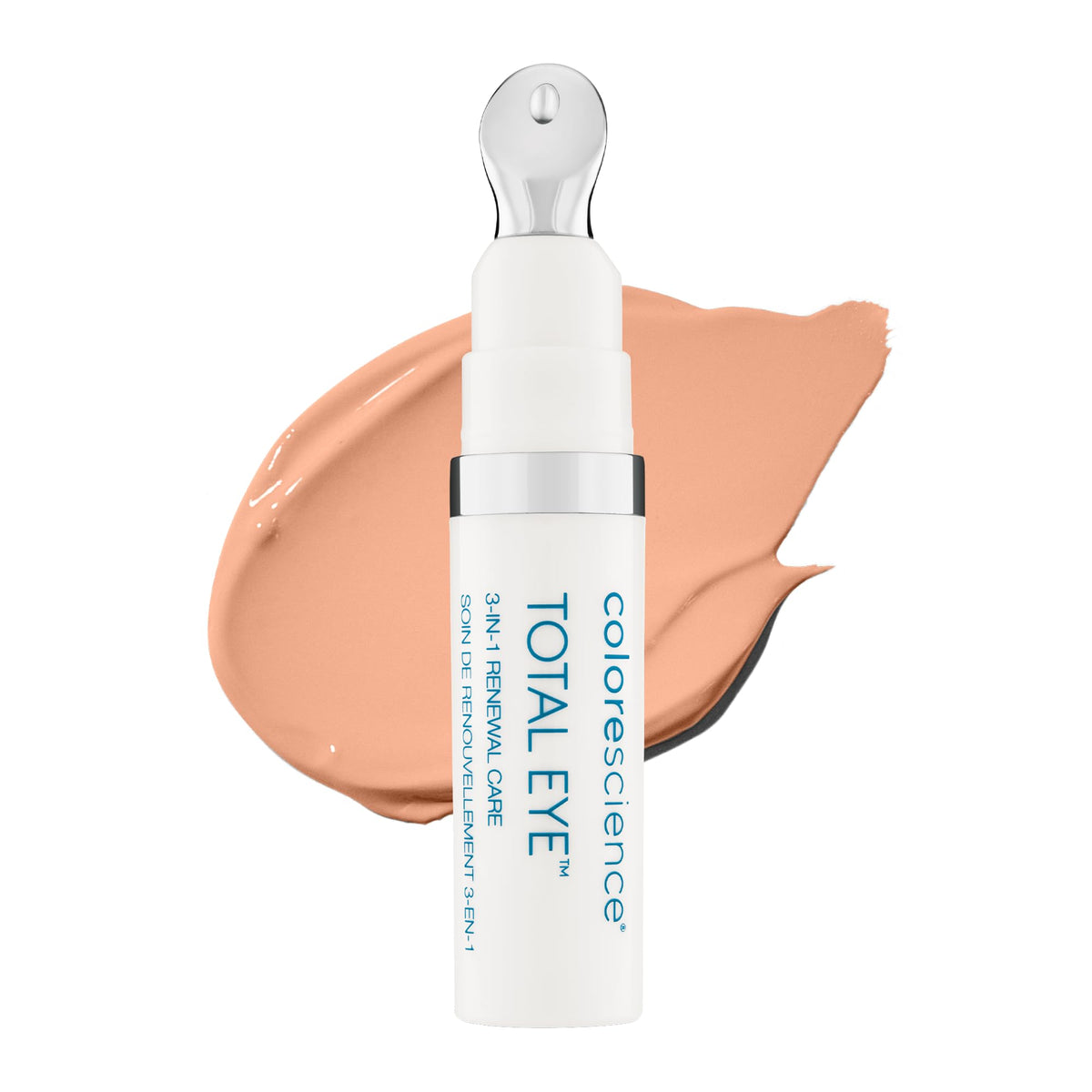 Colorescience Total Eye front packaging showing compact tube and label benefit