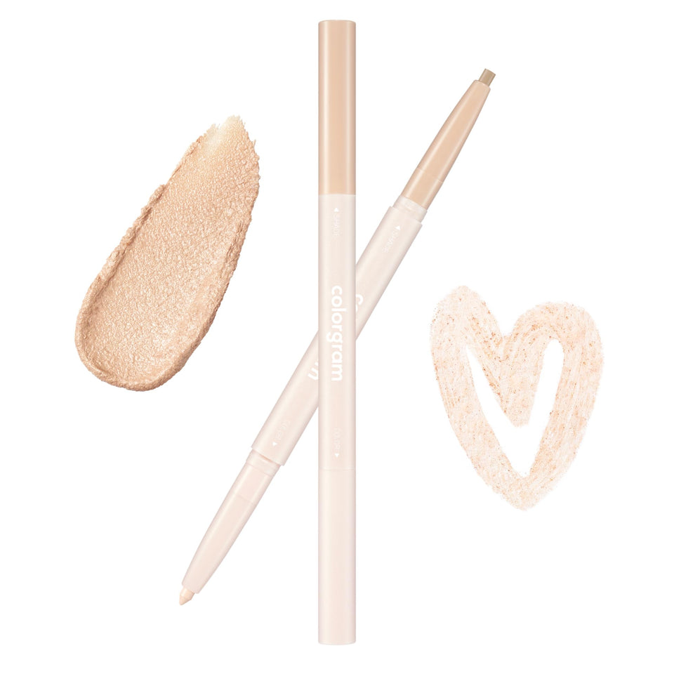 COLORGRAM front packaging of the under eye highlighter stick showing product and label benefits
