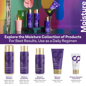Bathroom shelf styled with ColorProof shampoo demonstrating salon-quality routine