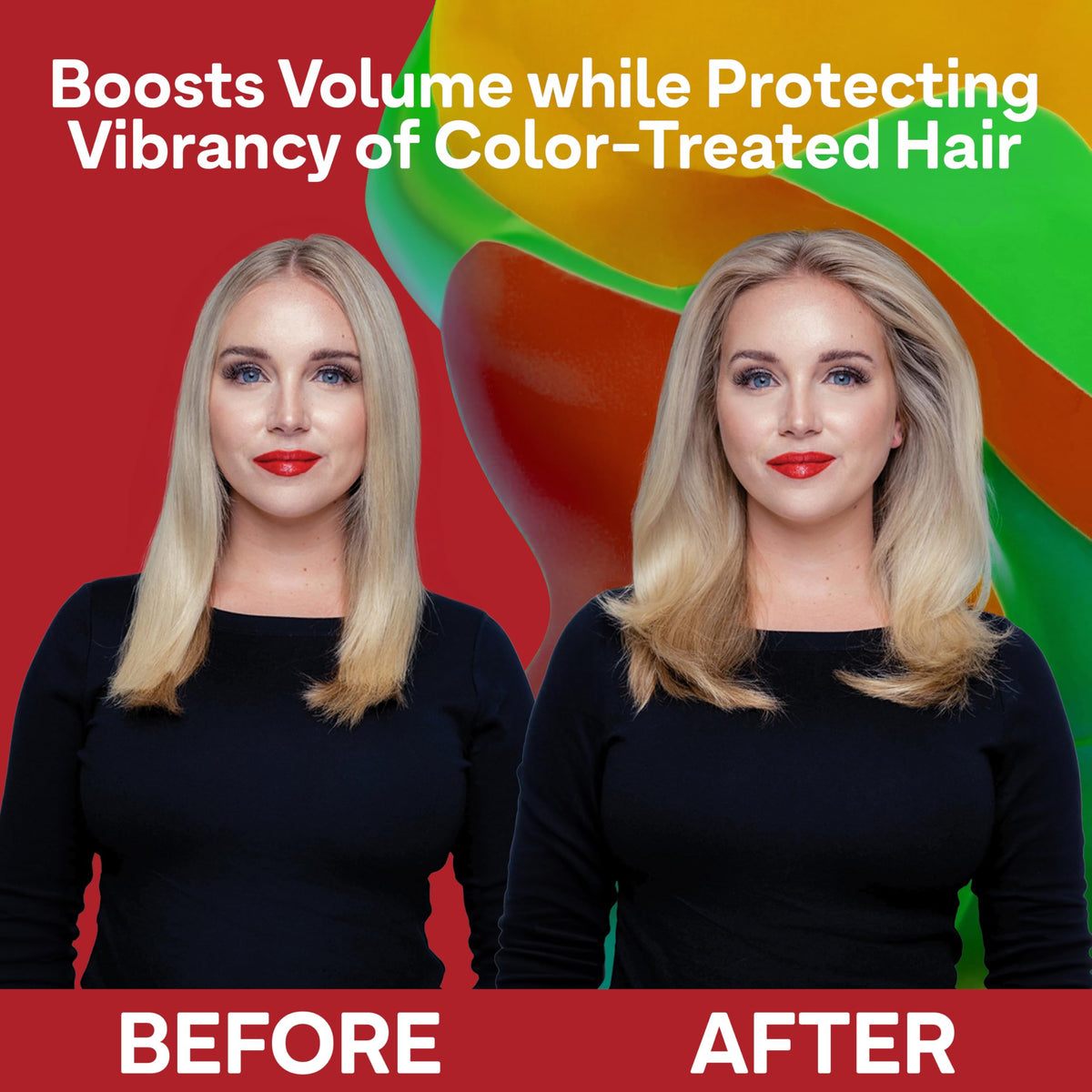ColorProof shampoo being applied in shower showing effective cleansing and foam lift