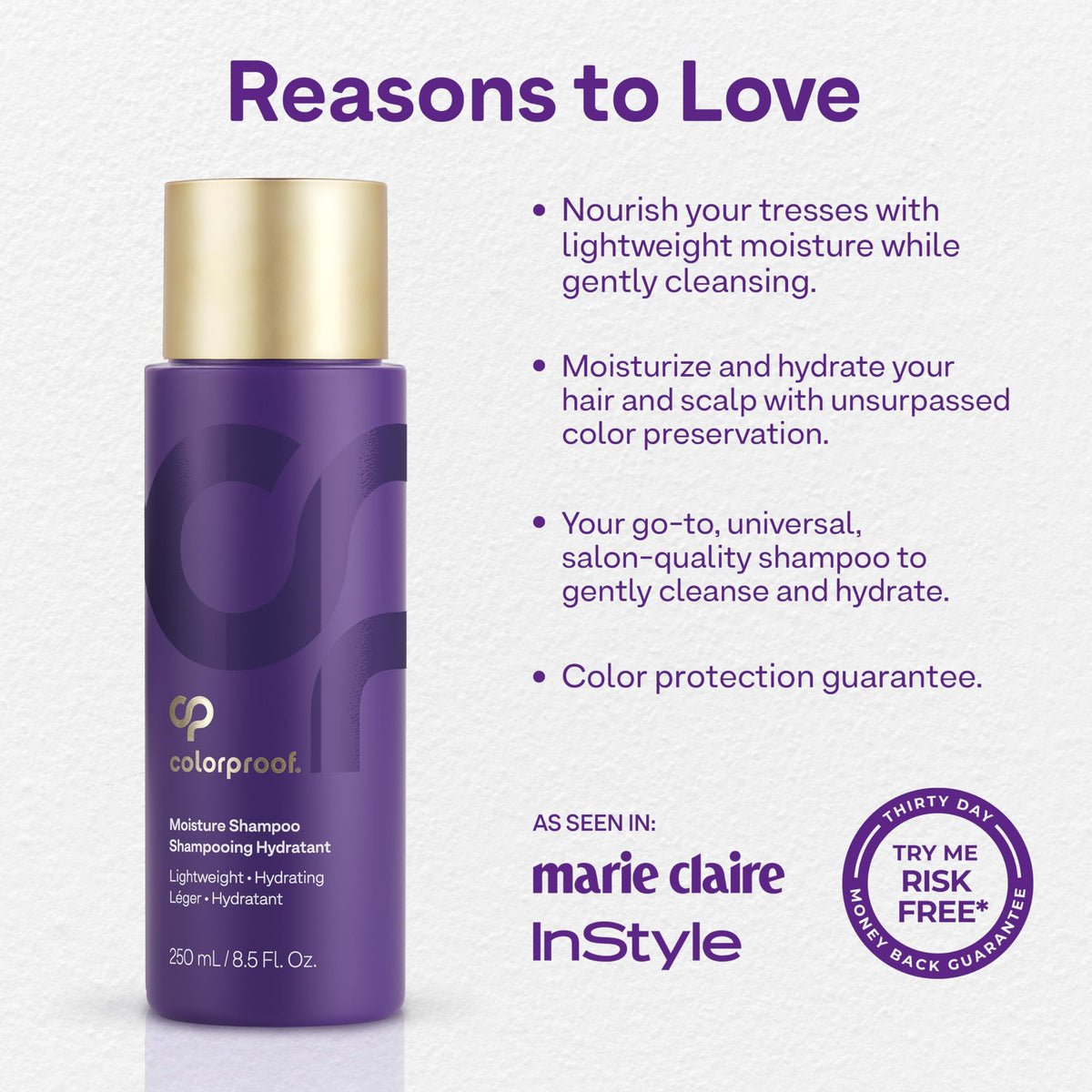 Close-up lather texture from ColorProof showing gentle foam and effective cleansing