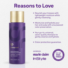 Close-up lather texture from ColorProof showing gentle foam and effective cleansing