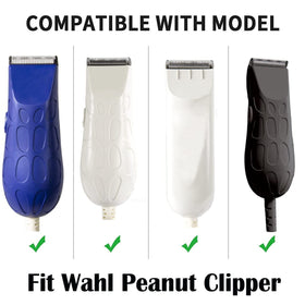 colorski side profile of all four guards aligned to compare cutting heights