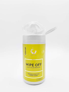 Close-up of Colortrak wipe texture highlighting gentle, moist formula
