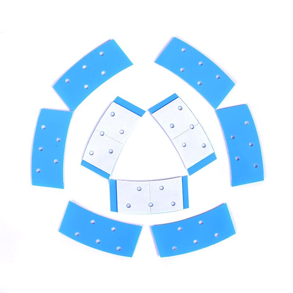 coloryoung close-up of perforated blue tape texture and hole for breathability and easy removal