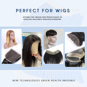 coloryoung lifestyle image of wig wearer benefiting from waterproof tape