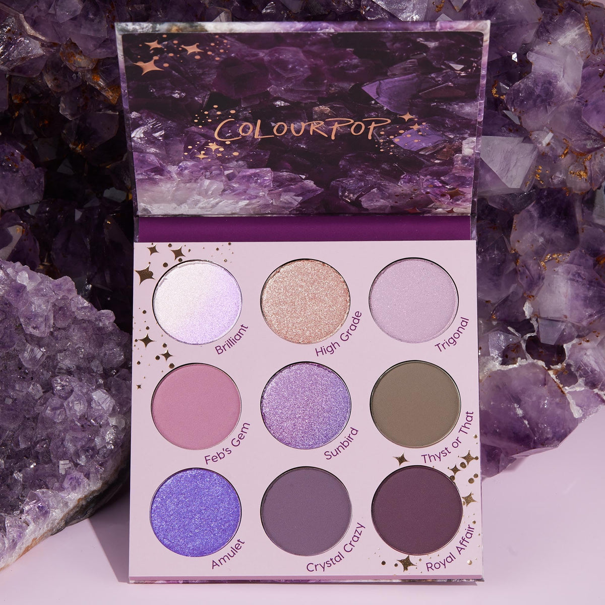 ColourPop palette held in hand for size comparison and travel-friendly convenience