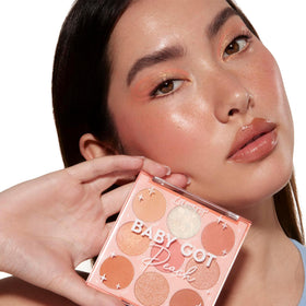 ColourPop Baby Got Peach matte shade texture showing smooth blendable finish