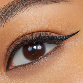 ColourPop BFF Liquid Liner black stroke swatch showing intense pigment benefit