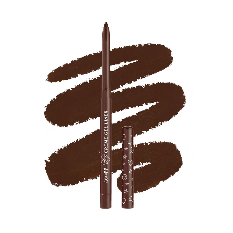 ColourPop BFF pen front view showing packaging and Sunnyvale shade benefit of bold color