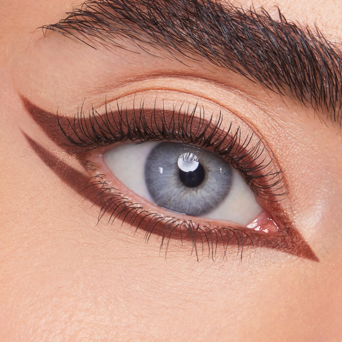 ColourPop BFF used on waterline showing waterproof performance and defined eyes