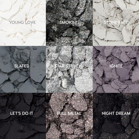 Matte swatches from ColourPop showing blendable greys for seamless transitions