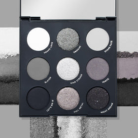 Pressed metallic swatch of ColourPop showing reflective payoff for high-impact lids