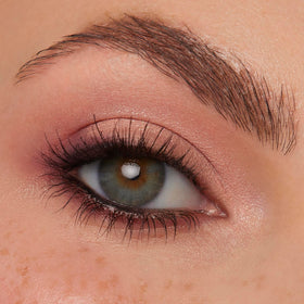 ColourPop palette applied on model eyes showing long-wearing, blendable finish