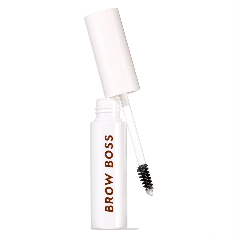 ColourPop Brow Boss front packaging showing clear tube and label, easy identification benefit