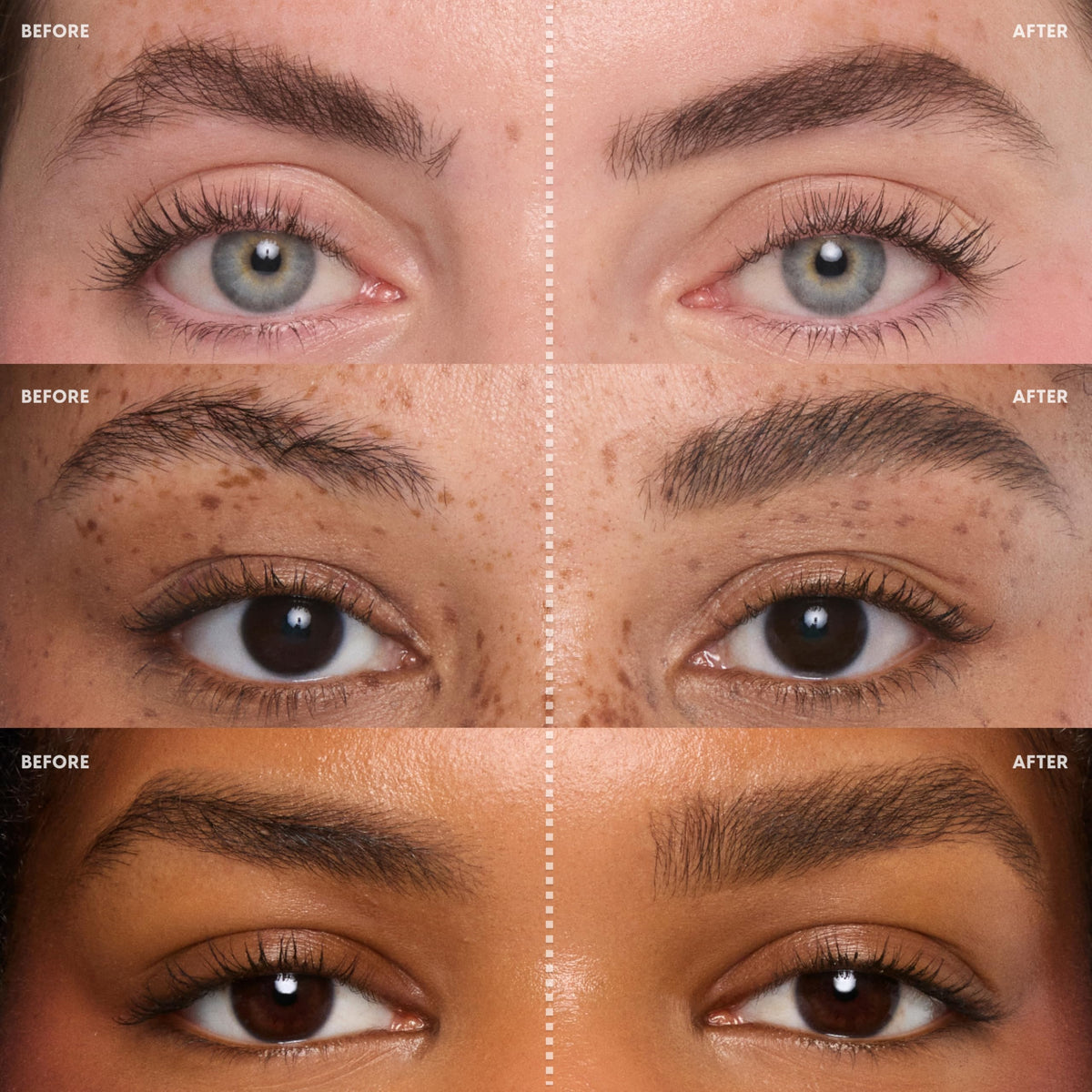Colourpop Brow Boss precision tip close-up creating hair-like strokes for definition