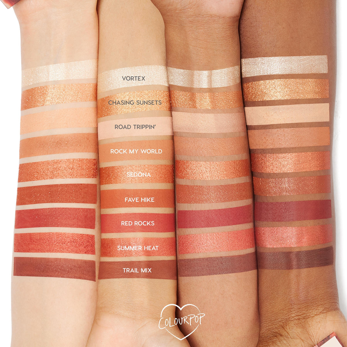ColourPop close-up of matte texture illustrating smooth blendability benefit