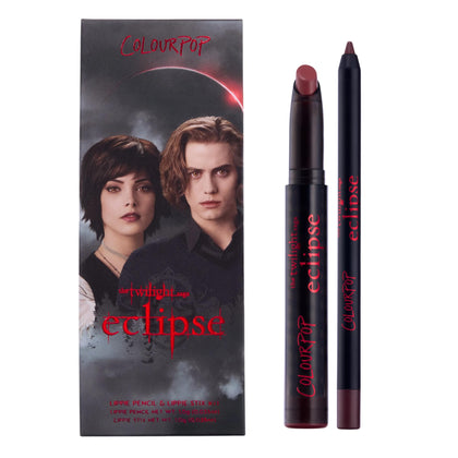 ColourPop front packaging showing limited-edition Eclipse New Love benefits