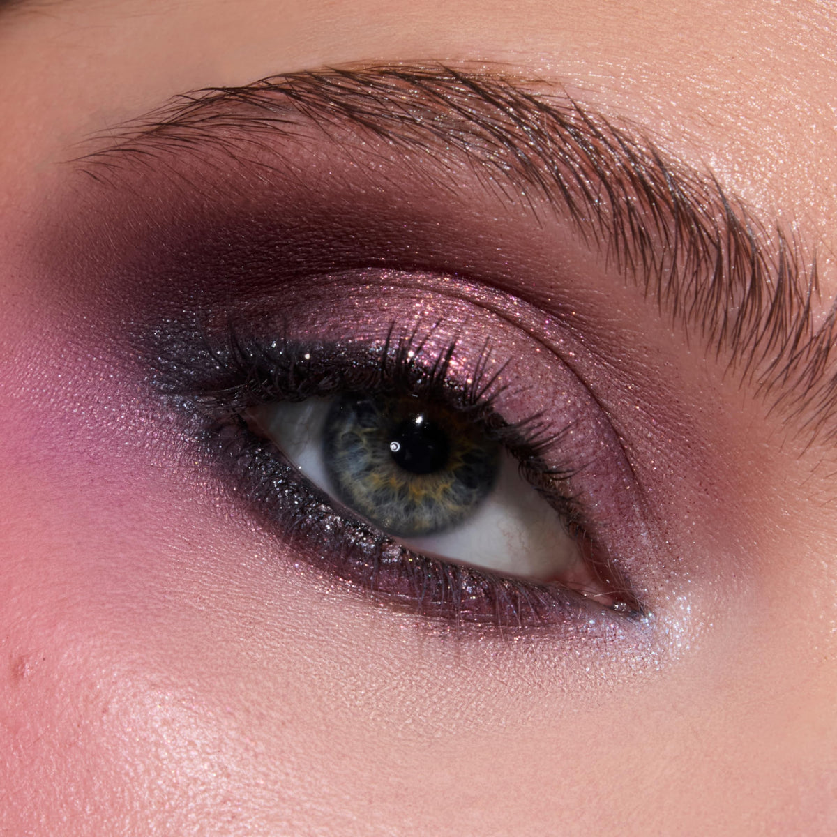 ColourPop close-up of pans highlighting rich pigment and smooth pressed-powder texture
