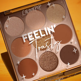 ColourPop palette inside a makeup bag showing travel-ready convenience