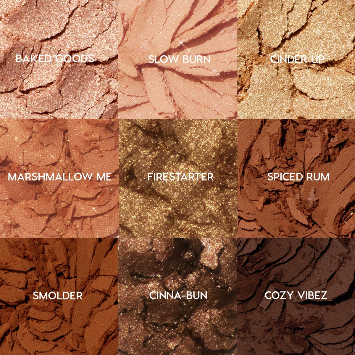 ColourPop open palette top-down showing eight pans for versatile looks