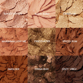 ColourPop open palette top-down showing eight pans for versatile looks