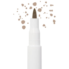 ColourPop freckle pen front view showing slim pen and label, precise application benefit