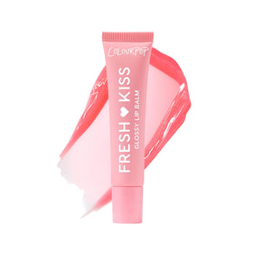 ColourPop Fresh Kiss front packaging showing Strawberry Milk and gloss benefit