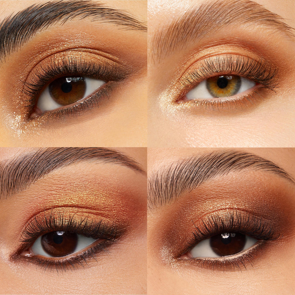 ColourPop Golden Hour matte swatch blended on skin showing seamless transition