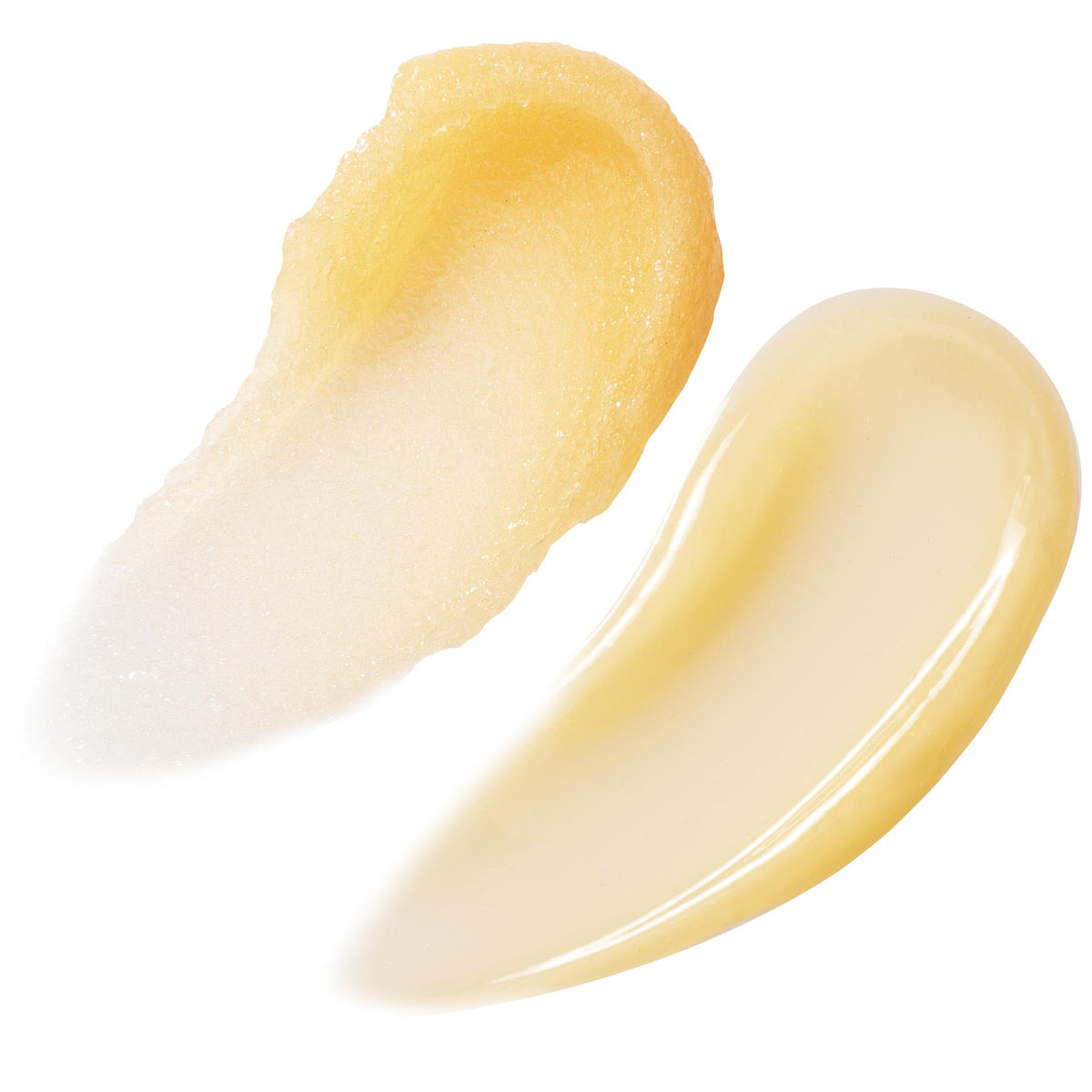 ColourPop honey-flavored lip scrub texture close-up showing gentle exfoliating grains