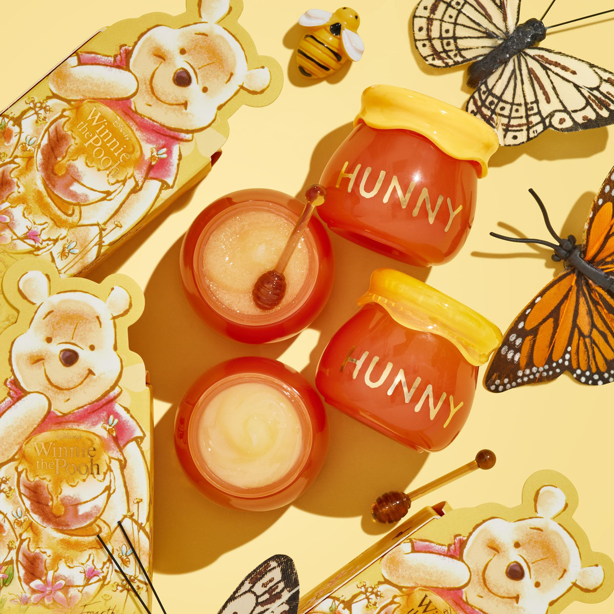 ColourPop Hunny Pot jar with mini honeycomb stir stick for hygienic application