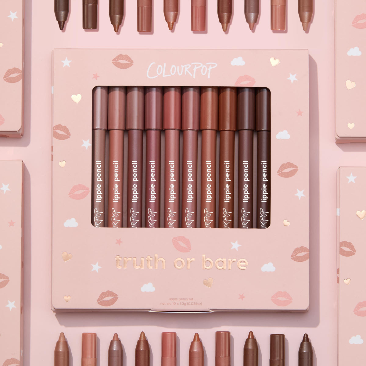 Application of ColourPop pencil on lips demonstrating smooth coverage and feather-resistant finish