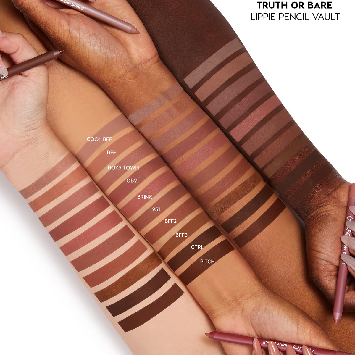 ColourPop Lippie Pencil paired with Lippie Stix showing complementary combo options and layering benefit