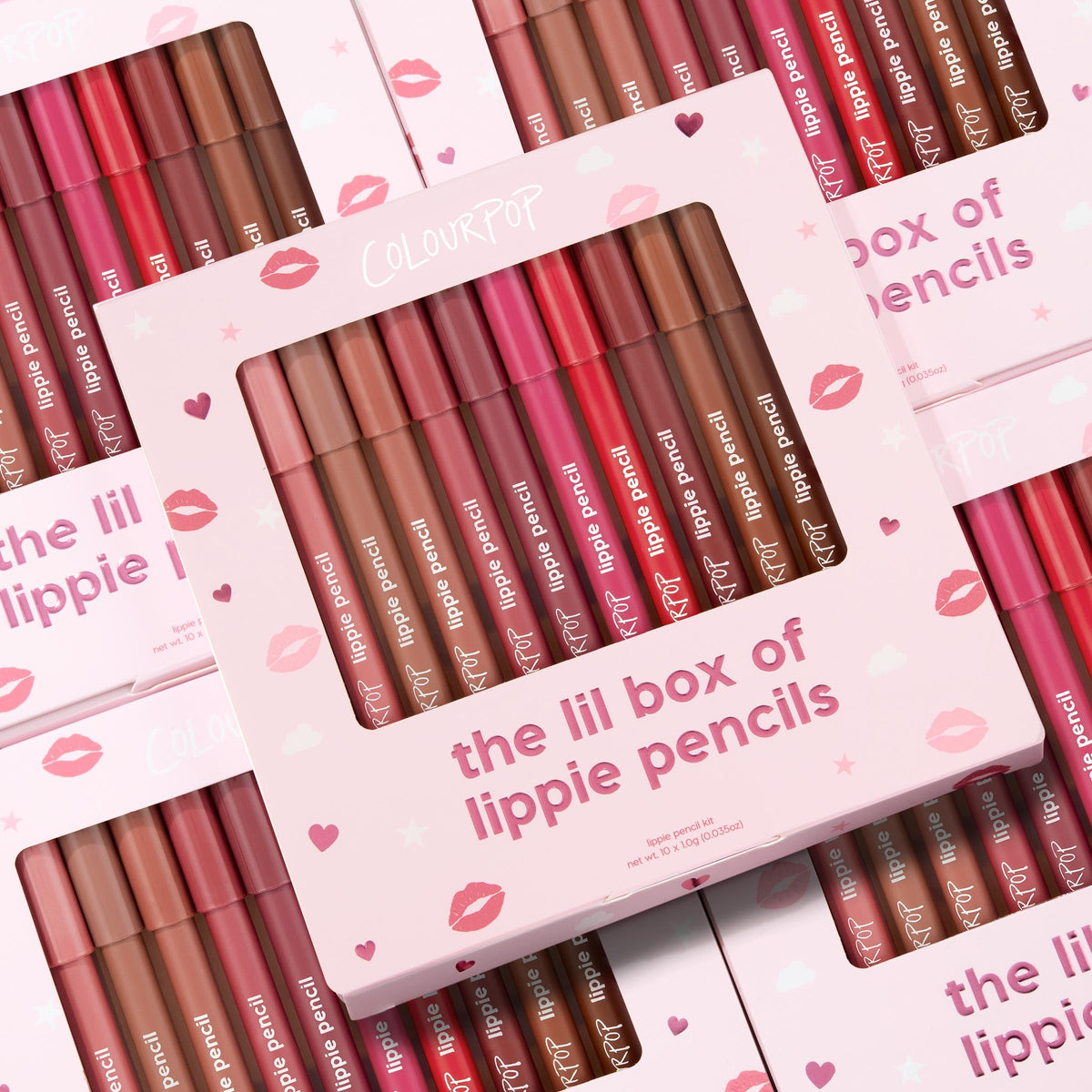 ColourPop pencils inside a makeup bag showing travel-ready, everyday use