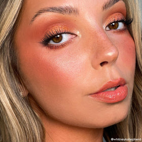 ColourPop metallic shade shimmer close-up showing reflective finish benefit