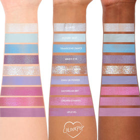 ColourPop palette held in hand to show compact size and travel-friendly benefit