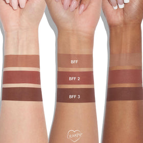 ColourPop pencils beside a sharpener highlighting maintainable fine points for accurate lining