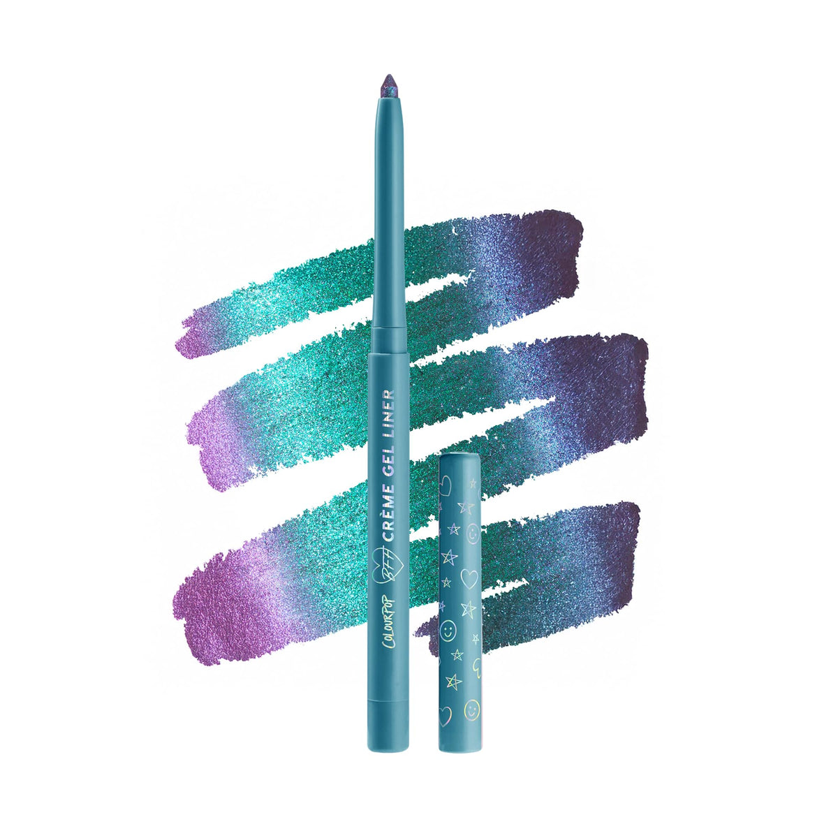 ColourPop Power Trip front packaging showing pencil and cap for easy use