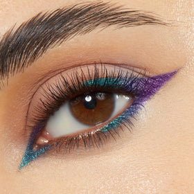 ColourPop Power Trip texture swipe on skin showing rich pigmented finish