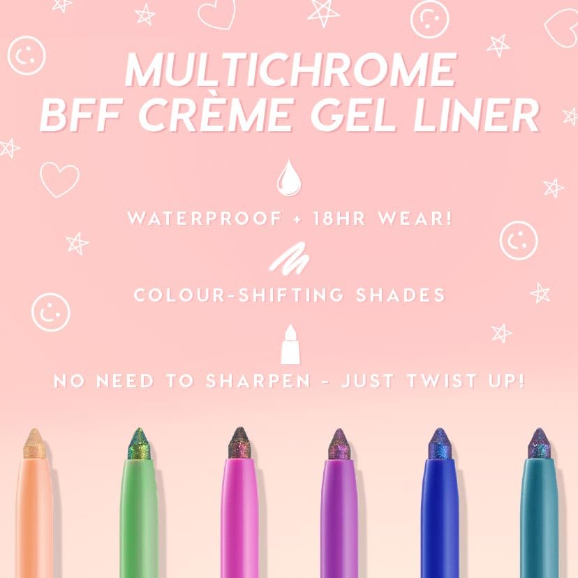ColourPop Power Trip used on waterline showing waterproof, long-wear benefit