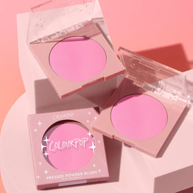 ColourPop Prairie Air texture macro showing finely milled powder for seamless blending