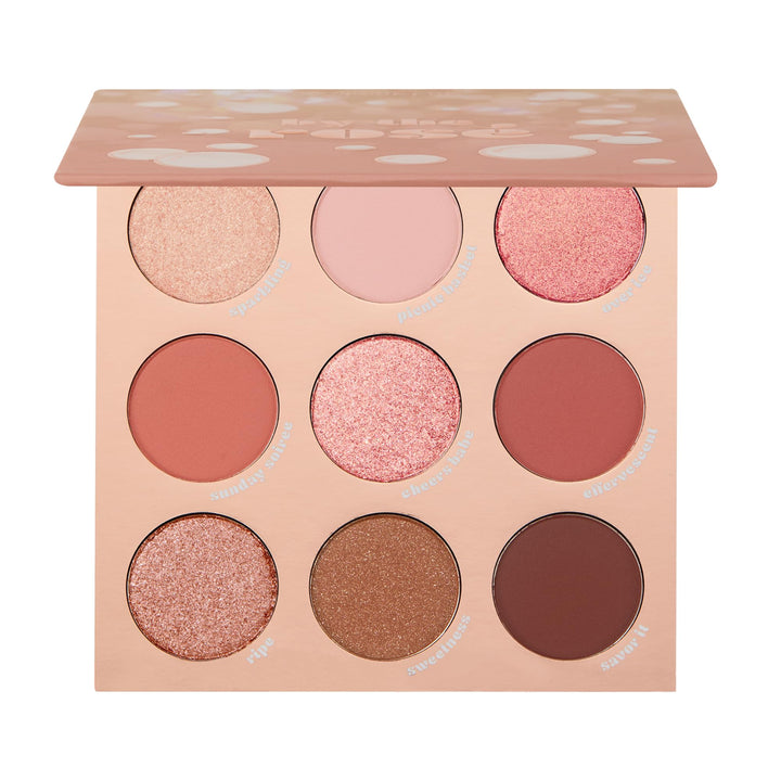 ColourPop palette front packaging showing compact design and rosé theme benefit portability
