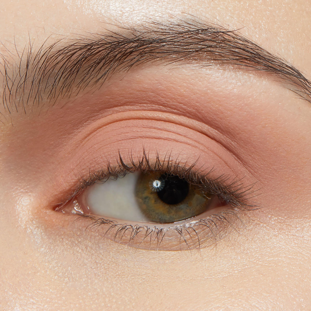 ColourPop Shadow Stix applied on model lid demonstrating instant one-swipe color