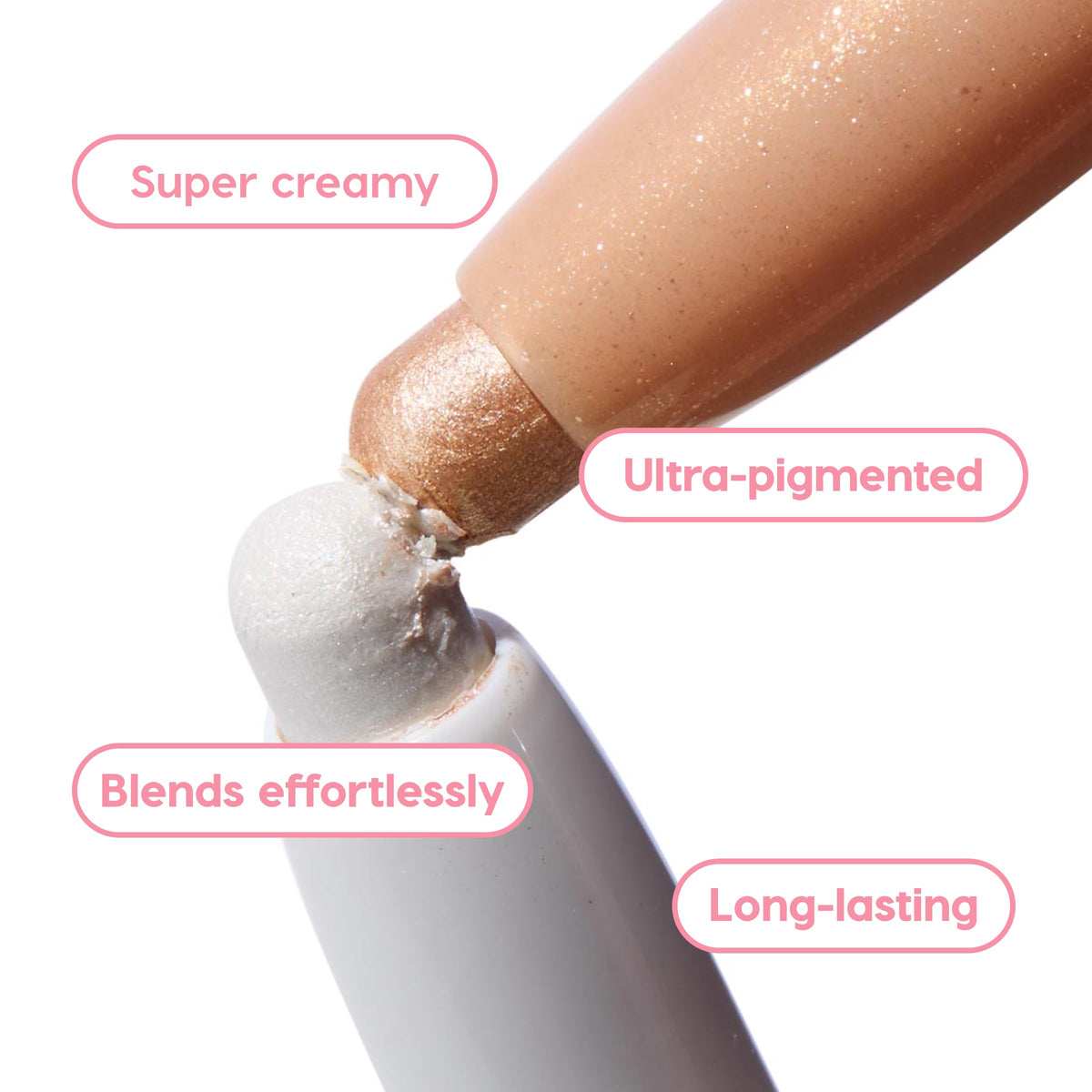 ColourPop Shadow Stix arm swatches showing pigment payoff and blendability
