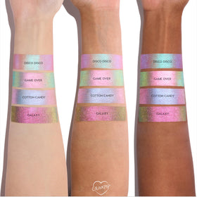 ColourPop Shadow Stix Galaxy in hand demonstrating travel-friendly size
