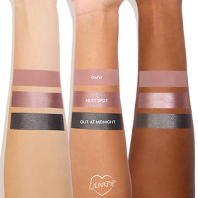 ColourPop Shadow Stix arm swatch of Next Spot showcasing intense payoff benefit